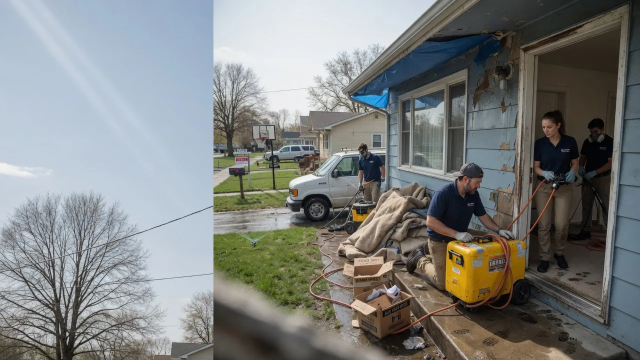 Basement Flood Cleanup in Geneseo, IL near me